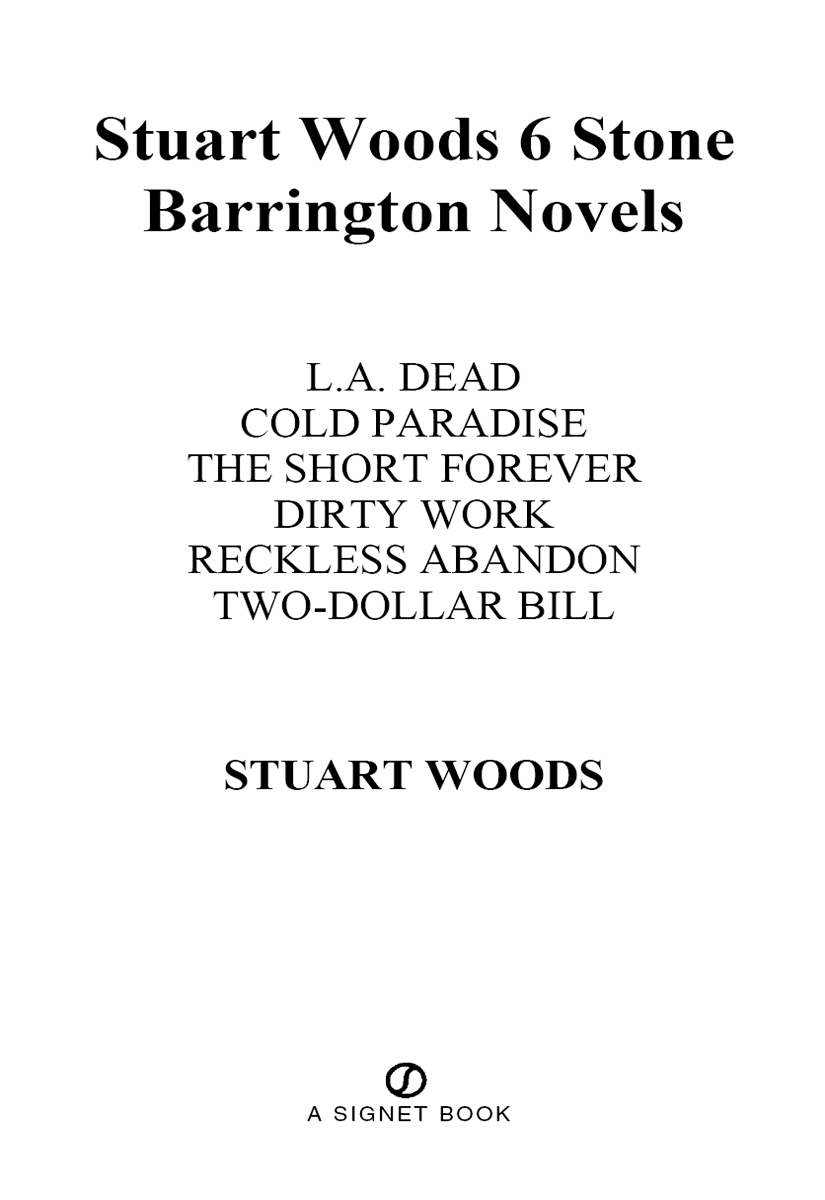 6 Stone Barrington Novels